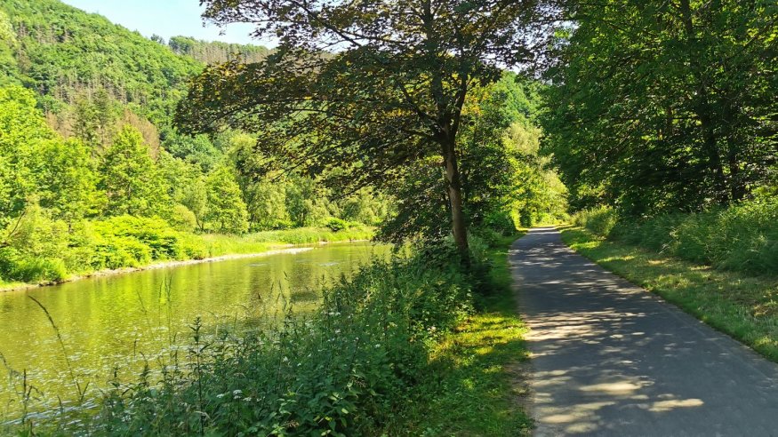 Fahrradtour an der Sieg ab Rosbach