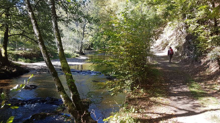 Wanderung von Schloss Eulenbroich durchs Kupfersiefertal zum Kornbrenner Alter Hoffer