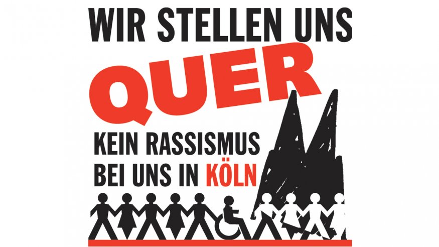Demo - Köln stellt sich quer an der Deutzer Werft