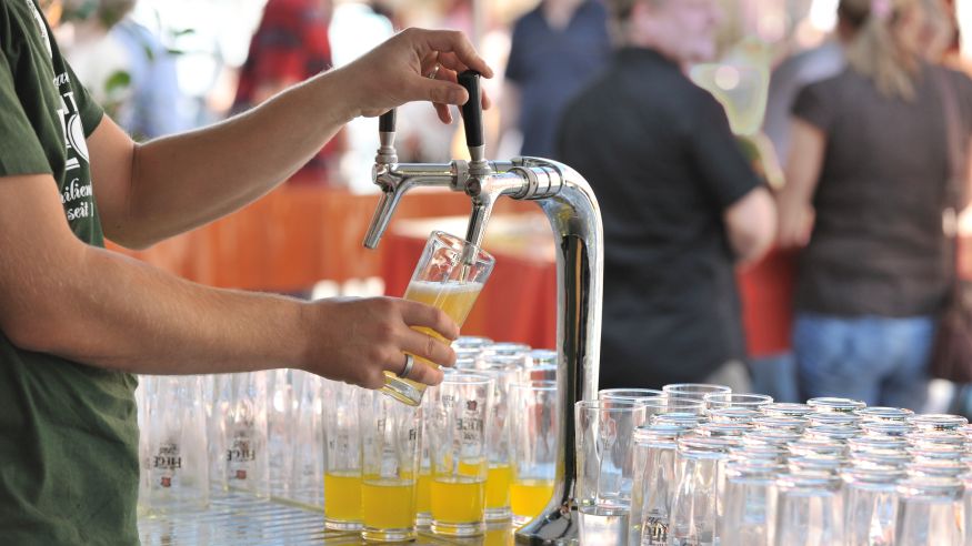 Veedelstreff im Biergarten Herbrand's