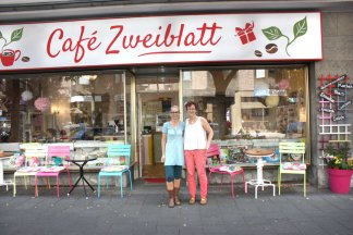Gemeinsam frühstücken: Café Zweiblatt
