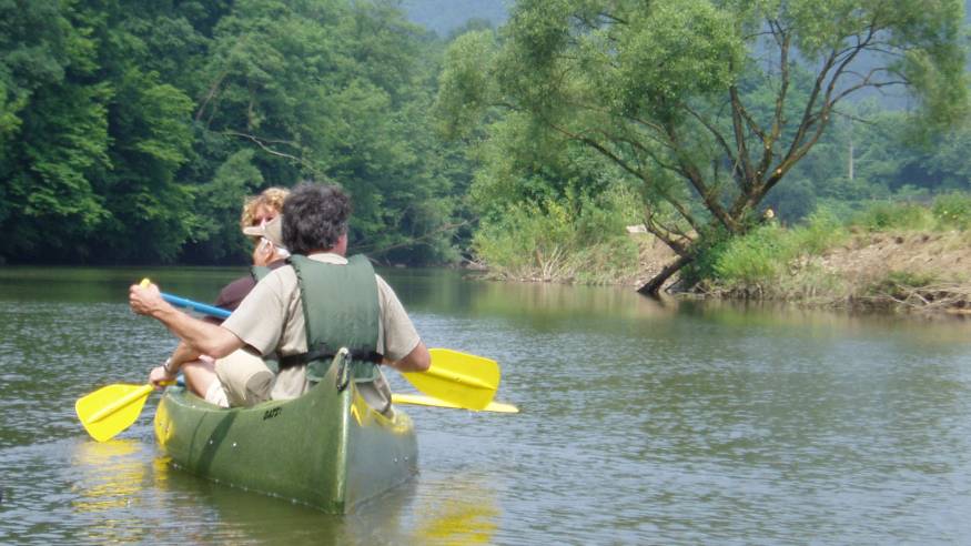 Kanutour auf der Sieg oder der Wupper