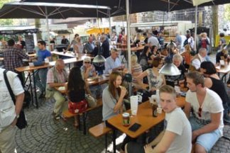 meet and eat auf dem Rudolfplatz